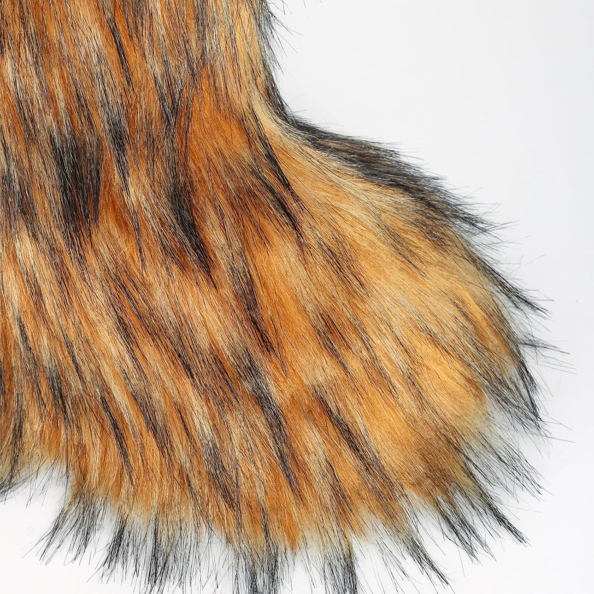 Women's Knee-High Faux Fur Snow Boots, Flat Heel