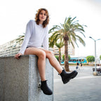 Women's Waterproof Chelsea Rain Boots, Short Ankle Style