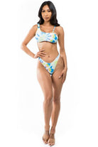 Women's Swimwear - 2PC Tie-Dye 2-Piece Bathing Suit