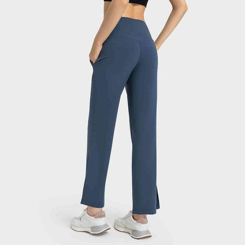 Slit Sport Pants - VacationGrabs