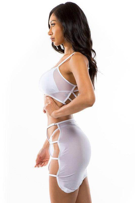 Mesh Cover Two-Piece Set - VacationGrabs