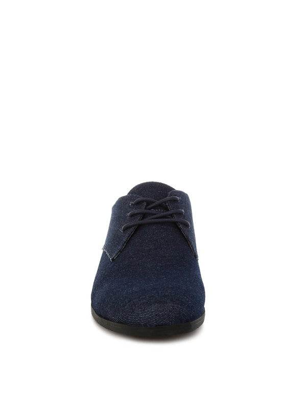 Zapier Men's Denim Oxford Shoes - VacationGrabs