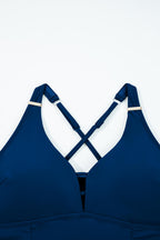 Crossed Straps One Piece Swim Dress