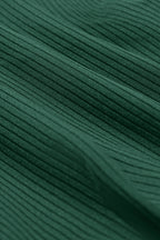 Contrast Trim Ribbed Lined Swim Dress w/ Pockets