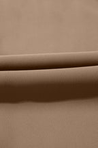 Solid Elastic High-Waist Pants