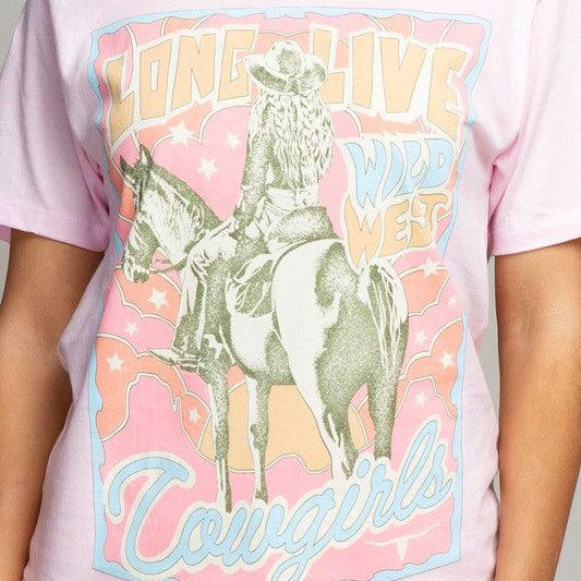 Women's Shirts - T-Shirts Long Live Cowgirls Graphic Tshirt