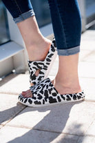 Women's Shoes - Sandals Women's Shoes White Leopard Insanely Comfortable Slides