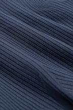 Contrast Trim Ribbed Lined Swim Dress w/ Pockets