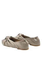 Ballerines élastiquées à détails noués Norma