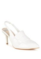 Voisin Slingback Loafer Sandals - VacationGrabs