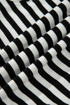 Stripe Scoop Neck Sleeveless Mini Dress