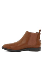 Fraser Men's Faux Leather Chelsea Boots - VacationGrabs