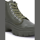 Roxane Chunky Lace Up Boots - VacationGrabs