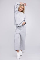 Women's Outfits & SetsTextured Fabric Top and Pants Casual Set - VacationGrabs