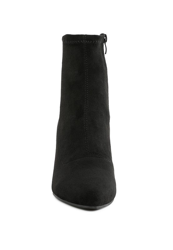 Women's Shoes - BootsYara Microfiber Wedge Sock Boots - VacationGrabs