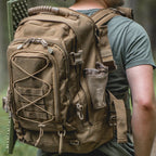 65L Tactical Hiking Backpack Rucksack, Nylon, Unisex