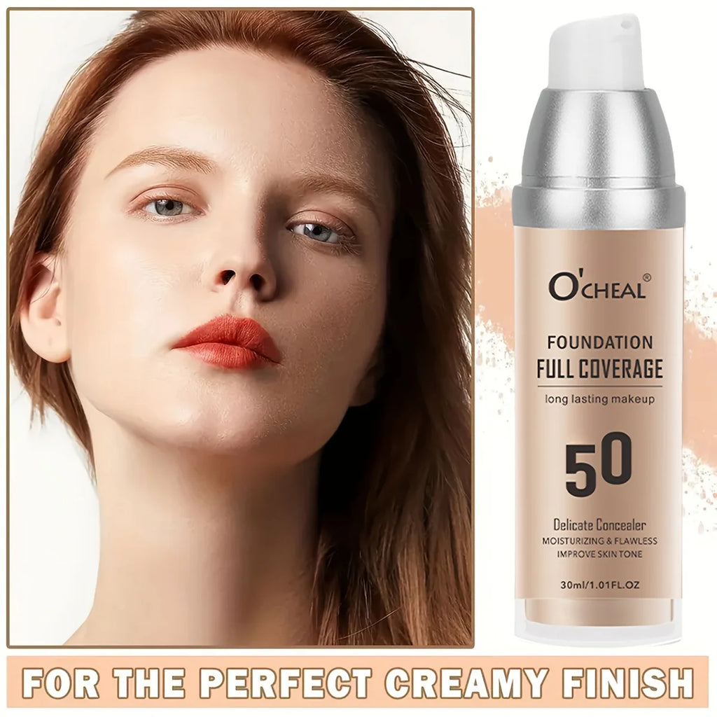Mineral Powder Foundation Spray Set with Concealer