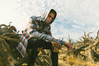 Corden Zip Up Flannel Shirt | Cotton-Poly Blend