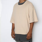 Sand Slouch Tee Mens Waist Length T-Shirts