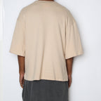 Sand Slouch Tee Mens Waist Length T-Shirts