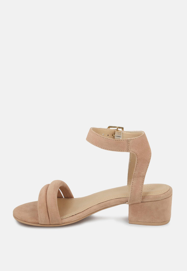 Amelia Minimalist Block Heel Sandal