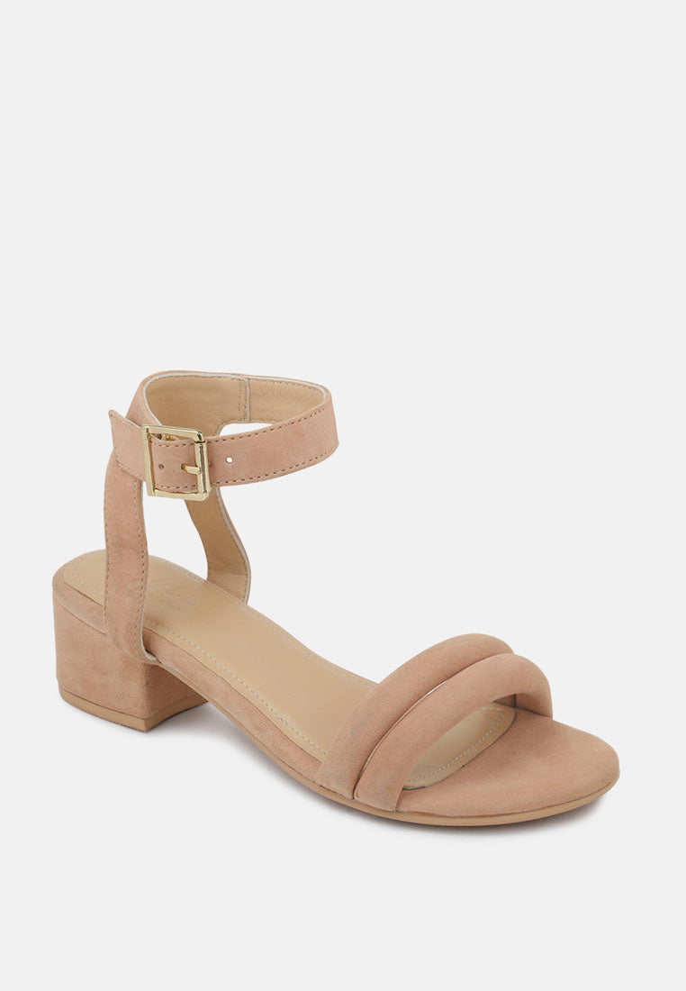 Amelia Minimalist Block Heel Sandal