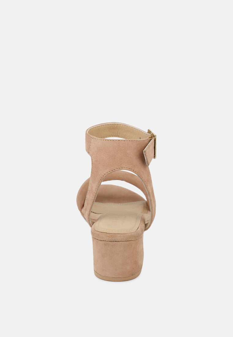 Amelia Minimalist Block Heel Sandal