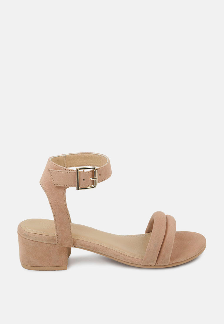 Amelia Minimalist Block Heel Sandal