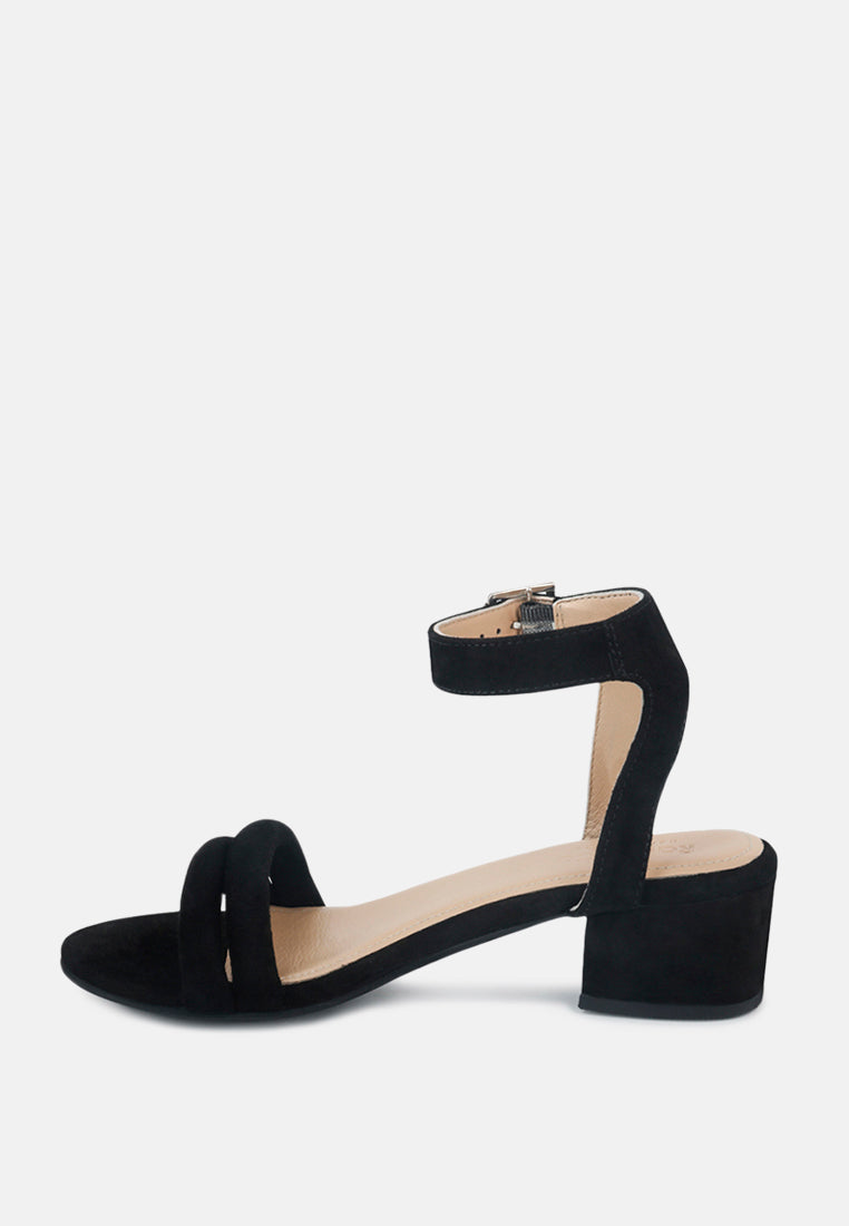 Amelia Minimalist Block Heel Sandal