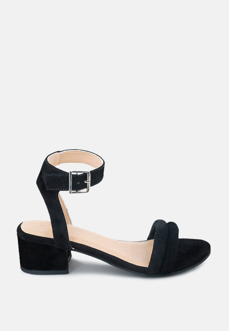 Amelia Minimalist Block Heel Sandal