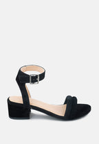 Amelia Minimalist Block Heel Sandal