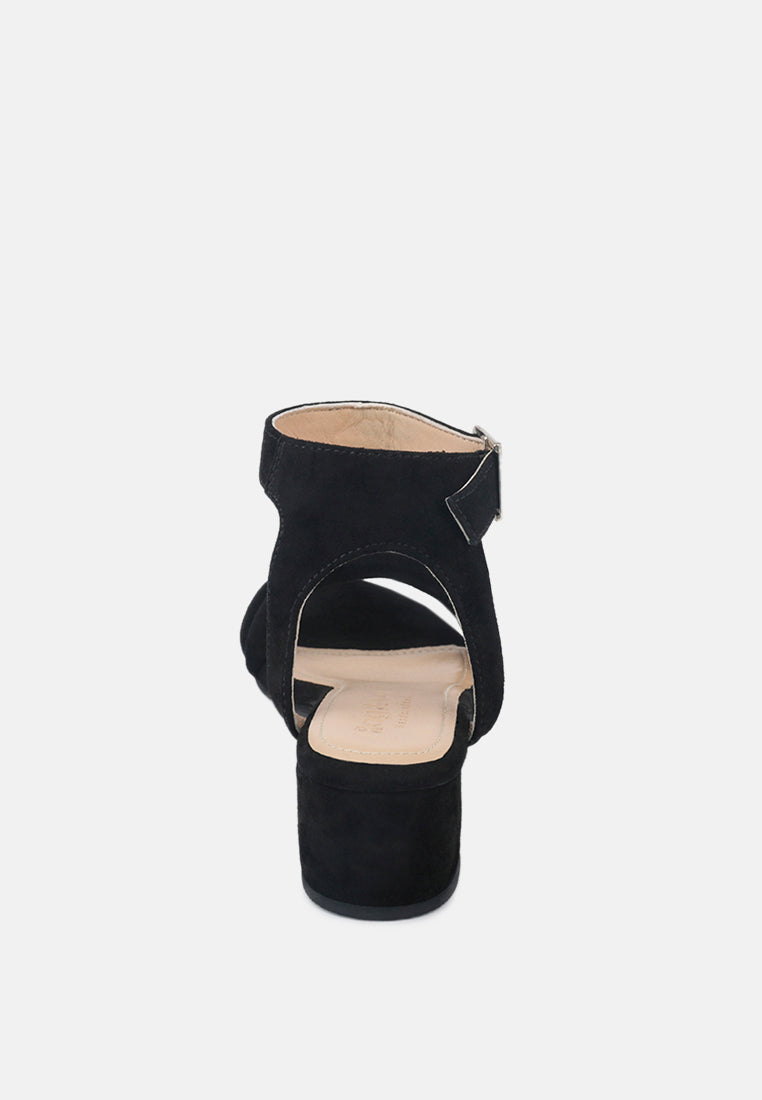 Amelia Minimalist Block Heel Sandal