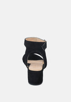 Amelia Minimalist Block Heel Sandal