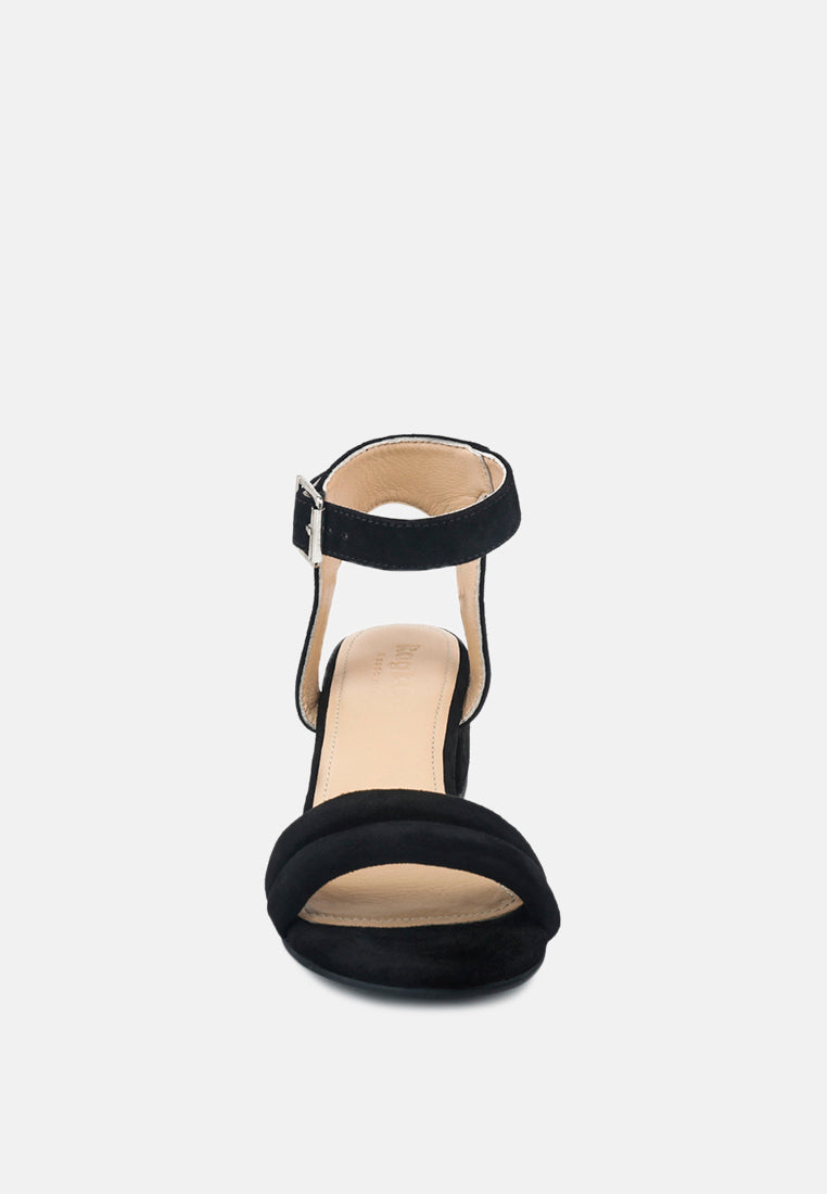 Amelia Minimalist Block Heel Sandal