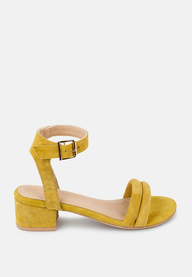 Amelia Minimalist Block Heel Sandal