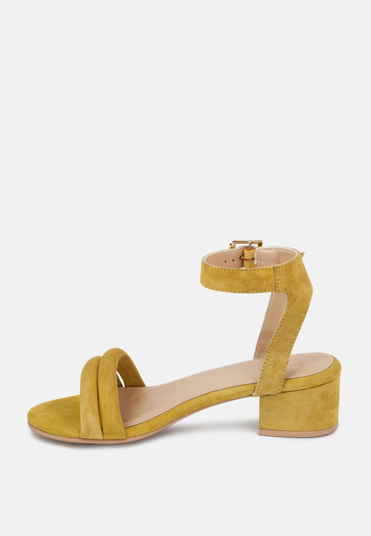 Amelia Minimalist Block Heel Sandal