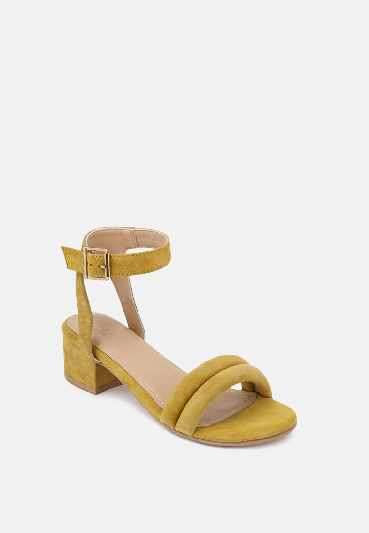 Amelia Minimalist Block Heel Sandal