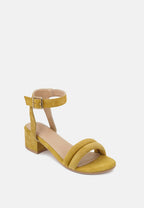 Amelia Minimalist Block Heel Sandal