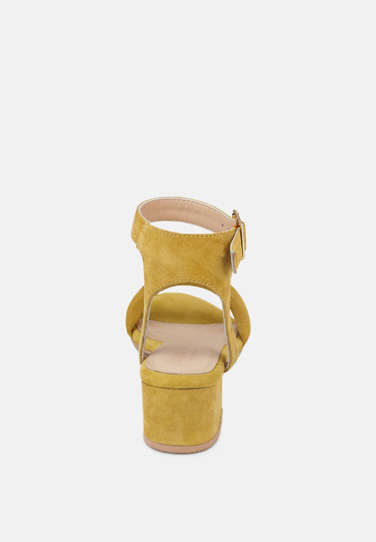 Amelia Minimalist Block Heel Sandal