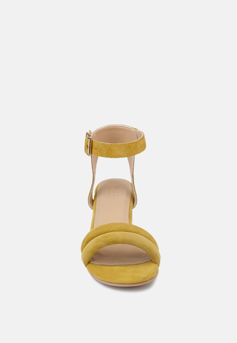 Amelia Minimalist Block Heel Sandal