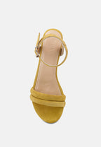 Amelia Minimalist Block Heel Sandal