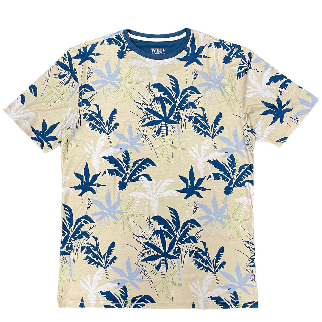 Palmsetto All Over Print Tee – Tropical Graphic Vacation Shirt