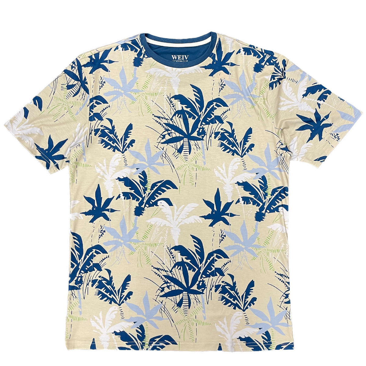 Palmsetto All Over Print Tee – Tropical Graphic Vacation Shirt