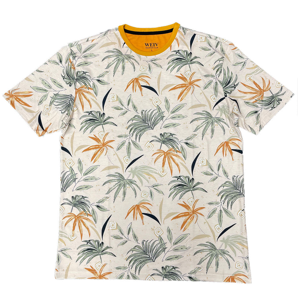 Palm Tree All Over Print Tee | Vacation Graphic Tee