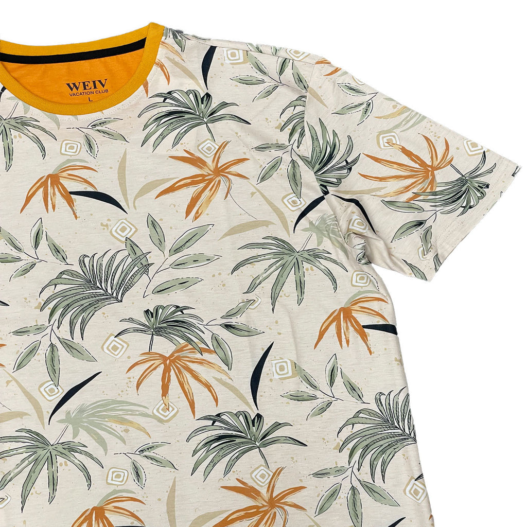 Palm Tree All Over Print Tee | Vacation Graphic Tee