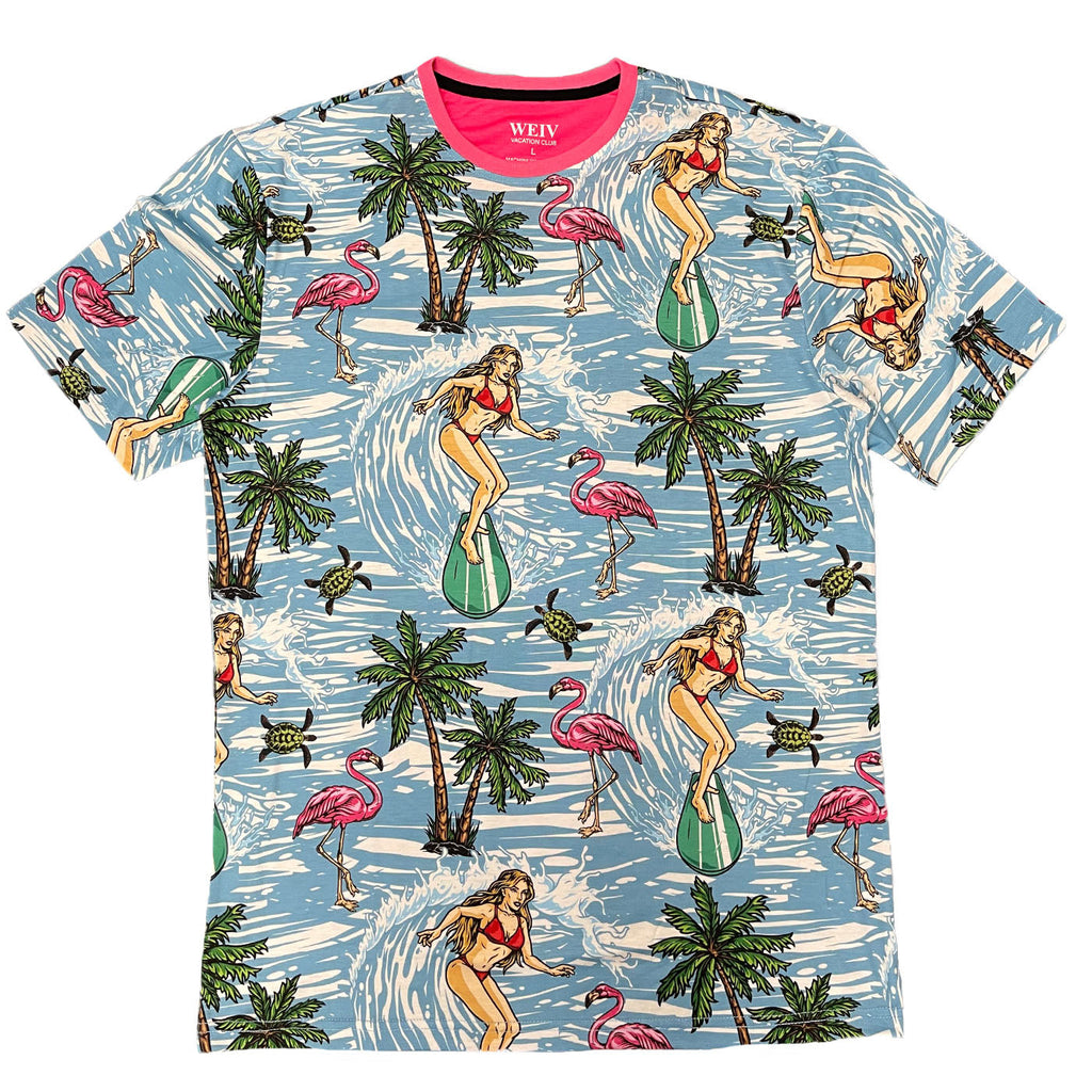 Rider All Over Print Tee | Round Neck