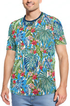 Lagoon All Over Print Tee | Round Neck Stretch Tee