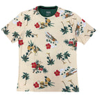 Bayside All Over Print Tee | Round Neck Stretch Fit