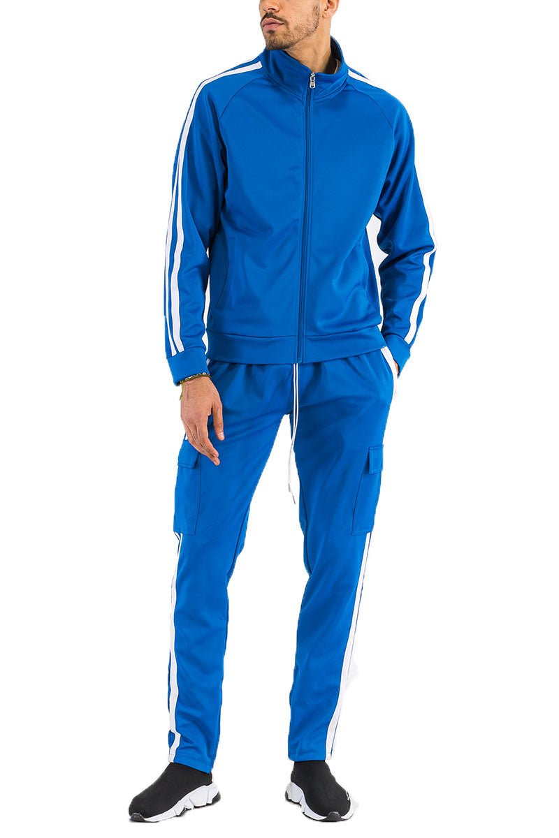 Two Stripe Cargo Pant & Jacket Set