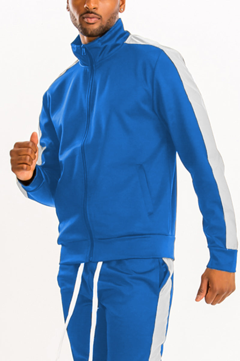 Men's Single Stripe Full-Zip Track Jacket